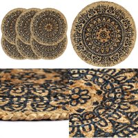 Vidaxl - Tischsets 6 Stk. Dunkelblau 38 cm Rund Jute - Tischset - Tischsets - Home & Living - Blau Vidaxl - Tischsets 6 Stk. Dunkelblau 38 cm Rund Jute - Tischset - Tischsets - Home & Living - Blau von VIDAXL