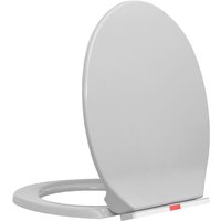 Toilettensitz mit Absenkautomatik Quick-Release Hellgrau Oval Vidaxl Toilettensitz mit Absenkautomatik Quick-Release Hellgrau Oval Vidaxl von VIDAXL