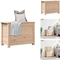Vidaxl - Truhe 60x32x45,5 cm Massivholz Kiefer - Aufbewahrungsb Box - Holzkiste - Kiefernholz - Truhe - Möbel von VIDAXL