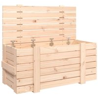 Truhe 91x40,5x42 cm Massivholz Kiefer Vidaxl von VIDAXL