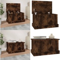 Truhe Räuchereiche 50x30x28 cm Holzwerkstoff - Truhe - Truhen - Home & Living - Braun von VIDAXL