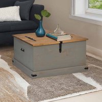 Vidaxl - Truhe halden Grau 91x91x47 cm Massivholz Kiefer 656181 Vidaxl - Truhe halden Grau 91x91x47 cm Massivholz Kiefer 656181 von VIDAXL