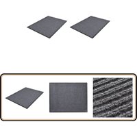 Türmatten 2 Stk. pvc Grau 90 x 60 cm - pvc Türmatte - Haus Eingangsbereich - Rutschfeste Matte - Graue Fußmatte - Wohnzimmer Deko Türmatten 2 Stk. pvc Grau 90 x 60 cm - pvc Türmatte - Haus Eingangsbereich - Rutschfeste Matte - Graue Fußmatte - Wohnzimmer Deko von VIDAXL