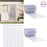 Türvorhang Transparent 300x2,6 mm 10 m pvc - pvc Türvorhang - Transparenter Türvorhang - Isolierstreifen - Schallschutzrollo - Insektenschutz - Home Türvorhang Transparent 300x2,6 mm 10 m pvc - pvc Türvorhang - Transparenter Türvorhang - Isolierstreifen - Schallschutzrollo - Insektenschutz - Home von VIDAXL