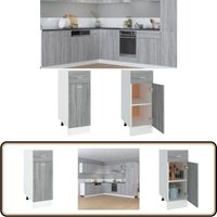 Unterschrank mit Schublade Grau Sonoma 30x46x81,5 cm - Unterschrank - Küchenschrank - Holzwerkstoffschrank - Grau Sonoma - Küche Unterschrank mit Schublade Grau Sonoma 30x46x81,5 cm - Unterschrank - Küchenschrank - Holzwerkstoffschrank - Grau Sonoma - Küche von VIDAXL