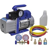 Vakuumpumpe Einstufig mit 2-Wege-Verteiler-Manometer Set - Vidaxl von VIDAXL