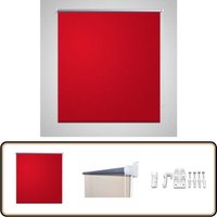 Verdunkelungsrollo 160 x 175 cm rot - Verdunkelung Rollo - Fensterrollo - Raffstore - Tageslichtblockierer - Raumgestaltung von VIDAXL