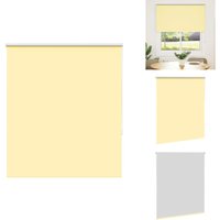 Verdunkelungsrollo Gelb 125x130cm Stoffbreite 121,6cm Polyester - Verdunkelungsrollo - Verdunkelungsrollos - Rollo - Verdunklungsrollo von VIDAXL
