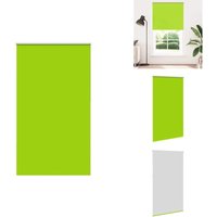 Vidaxl - Verdunkelungsrollo Grün 120x210cm Stoffbreite 116,6cm Polyester - Verdunkelungsrollo - Verdunkelungsrollos - Rollo - Verdunklungsrollo von VIDAXL