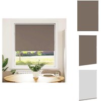 Verdunkelungsrollo Kaffeebraun 100x150cm Stoffbreite 95,7cm - Verdunkelungsrollo - Verdunkelungsrollos - Rollo - Verdunklungsrollo von VIDAXL