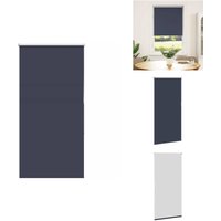 Vidaxl - Verdunkelungsrollo Marineblau 80x150cm Stoffbreite 75,7 cm - Verdunkelungsrollo - Verdunkelungsrollos - Rollo - Verdunklungsrollo von VIDAXL