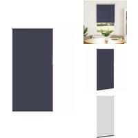 Vidaxl - Verdunkelungsrollo Marineblau 80x175cm Stoffbreite 75,7 cm - Verdunkelungsrollo - Verdunkelungsrollos - Rollo - Verdunklungsrollo von VIDAXL