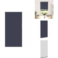 Vidaxl - Verdunkelungsrollo Marineblau 85x130cm Stoffbreite 80,7 cm - Verdunkelungsrollo - Verdunkelungsrollos - Rollo - Verdunklungsrollo von VIDAXL