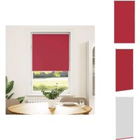 Verdunkelungsrollo Rot 65x175 cm Stoffbreite 60,7 cm Polyester - Verdunkelungsrollo - Verdunkelungsrollos - Rollo - Verdunklungsrollo von VIDAXL