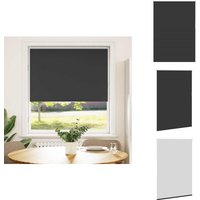 Verdunkelungsrollo Schwarz 95x150 cm Stoffbreite 90,7 cm - Verdunkelungsrollo - Verdunkelungsrollos - Rollo - Verdunklungsrollo von VIDAXL