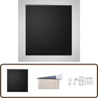 Verdunkelungsrollo Verdunklungsrollo 100 x 230 cm schwarz - Fensterrollo - Verdunkelungsrollo - Raumteiler - Blackout Rollo - Schlafzimmerrollo von VIDAXL