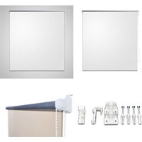 Verdunkelungsrollo Verdunklungsrollo 140 x 230 cm weiß - Verdunkelung Rollo - Fensterrollo - Raffstore - Gardine - Raumteiler - Home & Living von VIDAXL