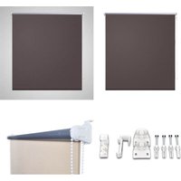 Verdunkelungsrollo Verdunklungsrollo100 x 230 cm coffee - Fensterrollo - Verdunkelungsrollo - Raffstore - Rollo Braun - Blickdichtes Rollo - Home & von VIDAXL