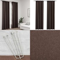 Verdunkelungsvorhänge Haken Leinenoptik 2 Stk. Taupe 140x225 cm - Verdunkelungsvorhänge - Leinenoptik - Vorhänge - Wohnaccessoires - Tapete - Home & Verdunkelungsvorhänge Haken Leinenoptik 2 Stk. Taupe 140x225 cm - Verdunkelungsvorhänge - Leinenoptik - Vorhänge - Wohnaccessoires - Tapete - Home & von VIDAXL