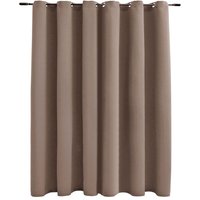 Bonnevie - Verdunkelungsvorhang mit Metallösen Taupe 290 x 245 cm vidaXL109988 von BONNEVIE