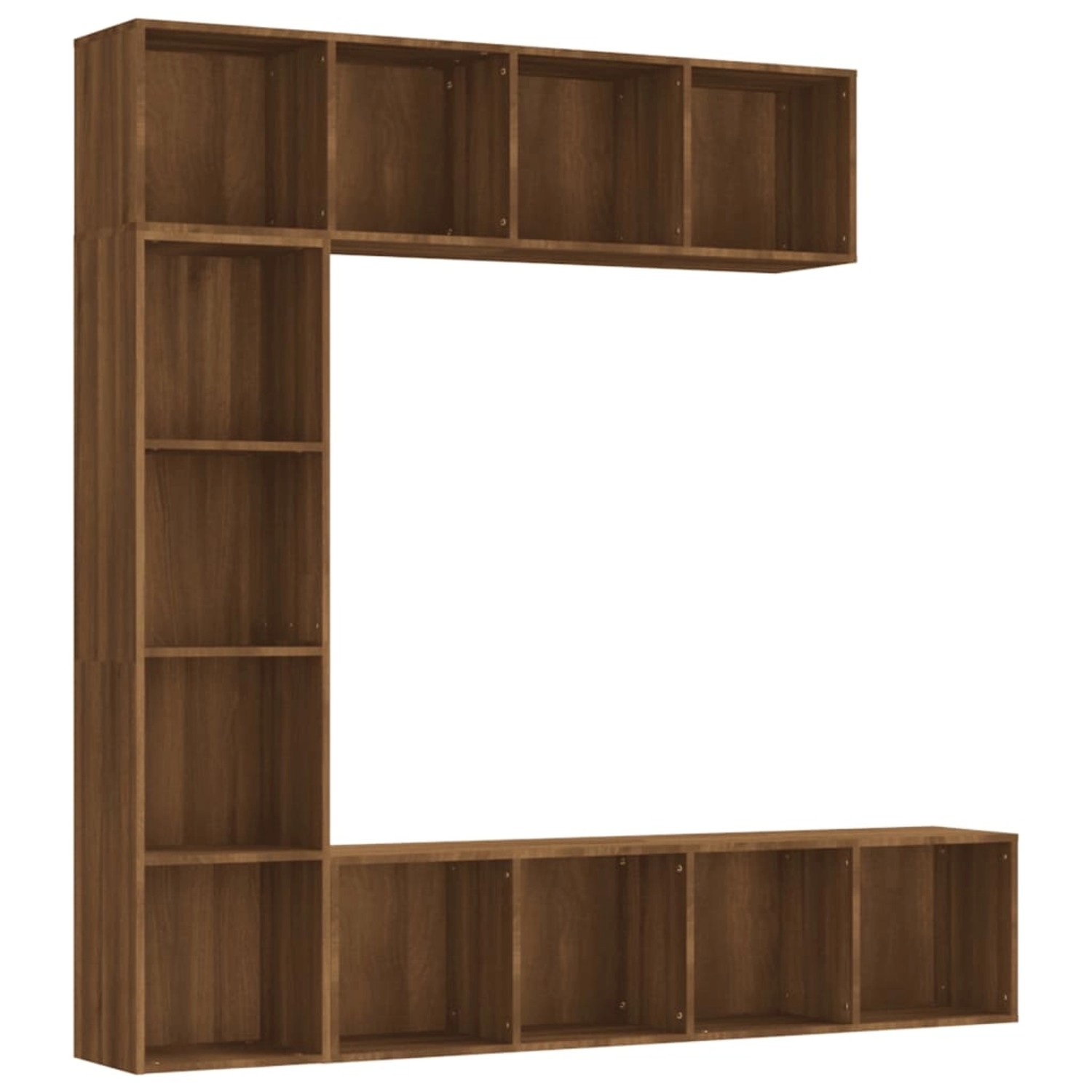 VidaXL 3-tlg. Bücherregal-/TV-Schrank-Set Braun Eichen-Optik VidaXL 3-tlg. Bücherregal-/TV-Schrank-Set Braun Eichen-Optik von VIDAXL