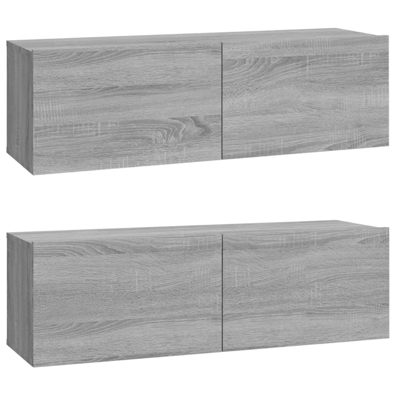 VidaXL 3-tlg. TV-Schrank-Set Grau Sonoma Holzwerkstoff  Modell 1 von VIDAXL