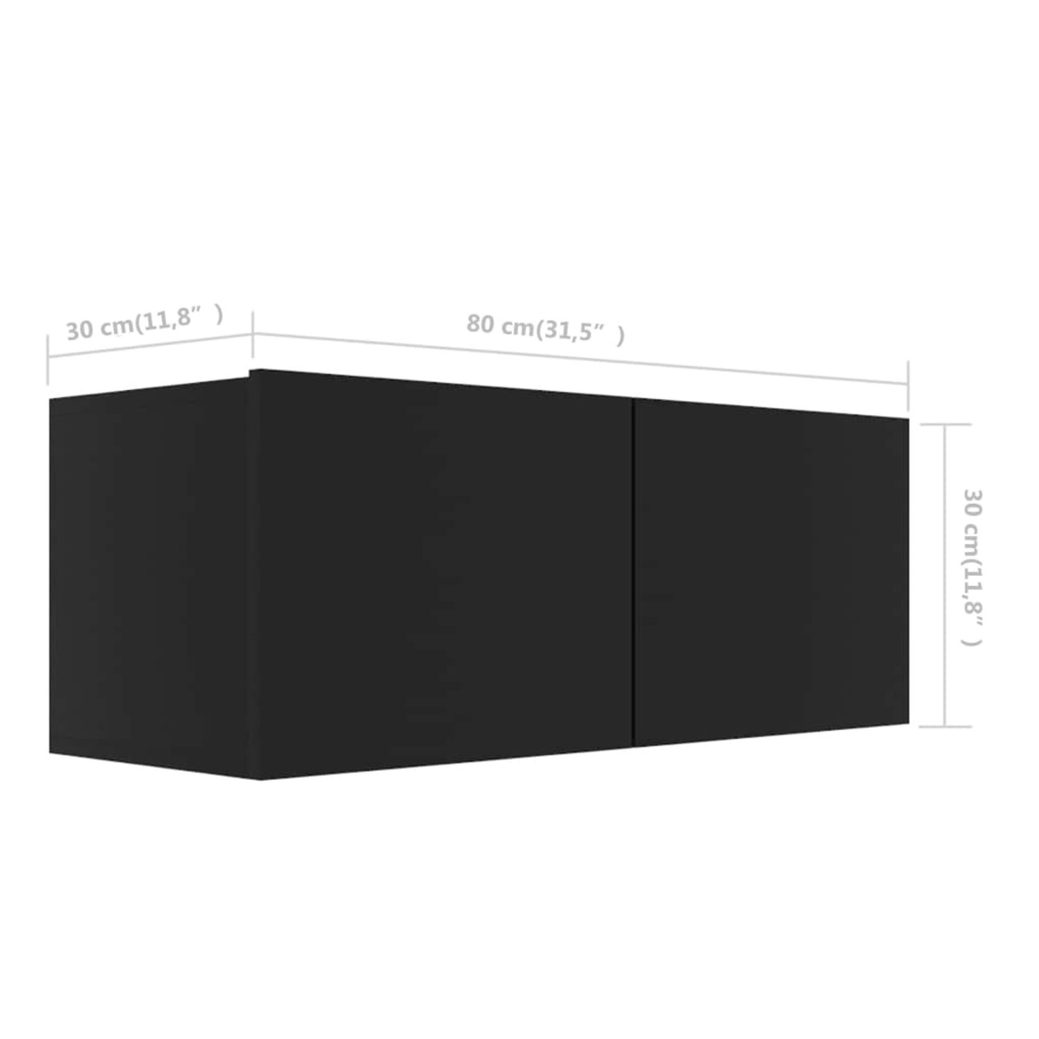 VidaXL 4-tlg. TV-Schrank-Set Schwarz Holzwerkstoff Modell 23 VidaXL 4-tlg. TV-Schrank-Set Schwarz Holzwerkstoff Modell 23 von VIDAXL