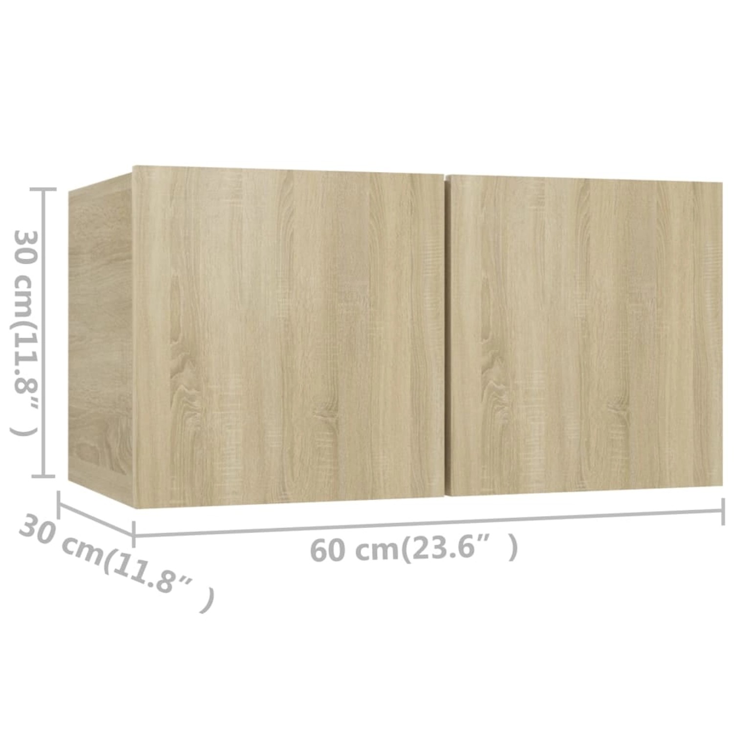 VidaXL 4-tlg. TV-Schrank-Set Sonoma-Eiche Holzwerkstoff Modell 27 VidaXL 4-tlg. TV-Schrank-Set Sonoma-Eiche Holzwerkstoff Modell 27 von VIDAXL