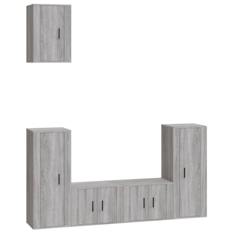 VidaXL 5-tlg. TV-Schrank-Set Grau Sonoma Holzwerkstoff  Modell 8 von VIDAXL