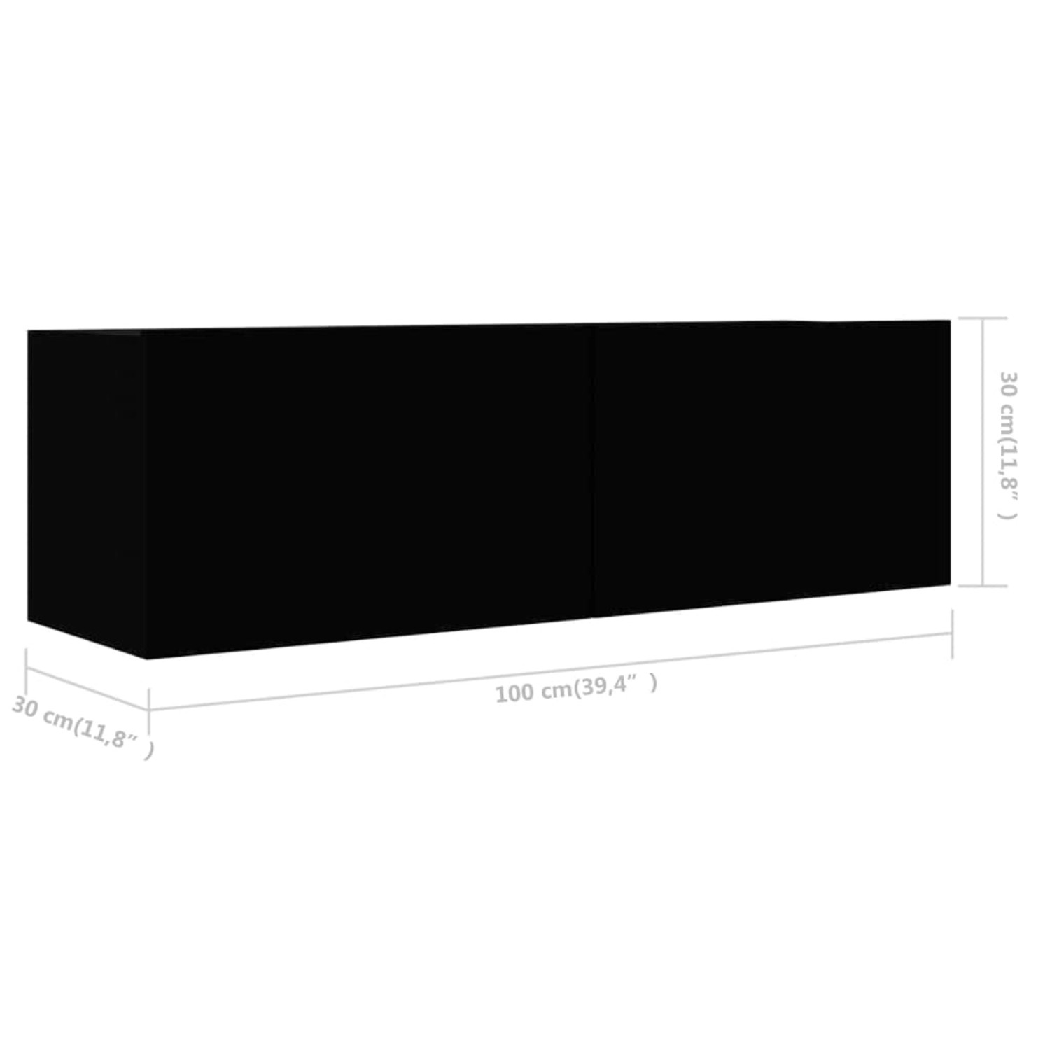 VidaXL 6-tlg. TV-Schrank-Set Schwarz Holzwerkstoff Modell 13 VidaXL 6-tlg. TV-Schrank-Set Schwarz Holzwerkstoff Modell 13 von VIDAXL