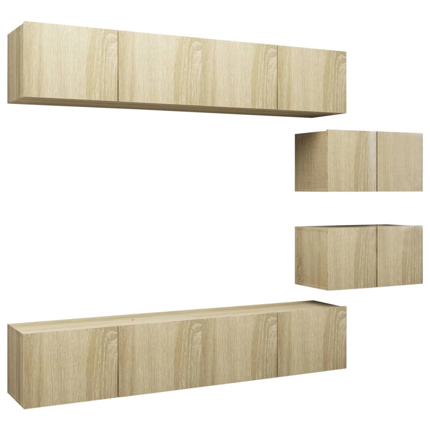VidaXL 6-tlg. TV-Schrank-Set Sonoma-Eiche Holzwerkstoff 4 VidaXL 6-tlg. TV-Schrank-Set Sonoma-Eiche Holzwerkstoff 4 von VIDAXL