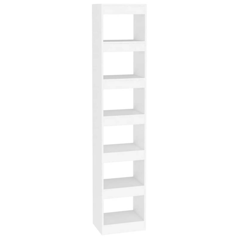 VidaXL Bücherregal/Raumteiler Weiß 40x30x198 cm von VIDAXL