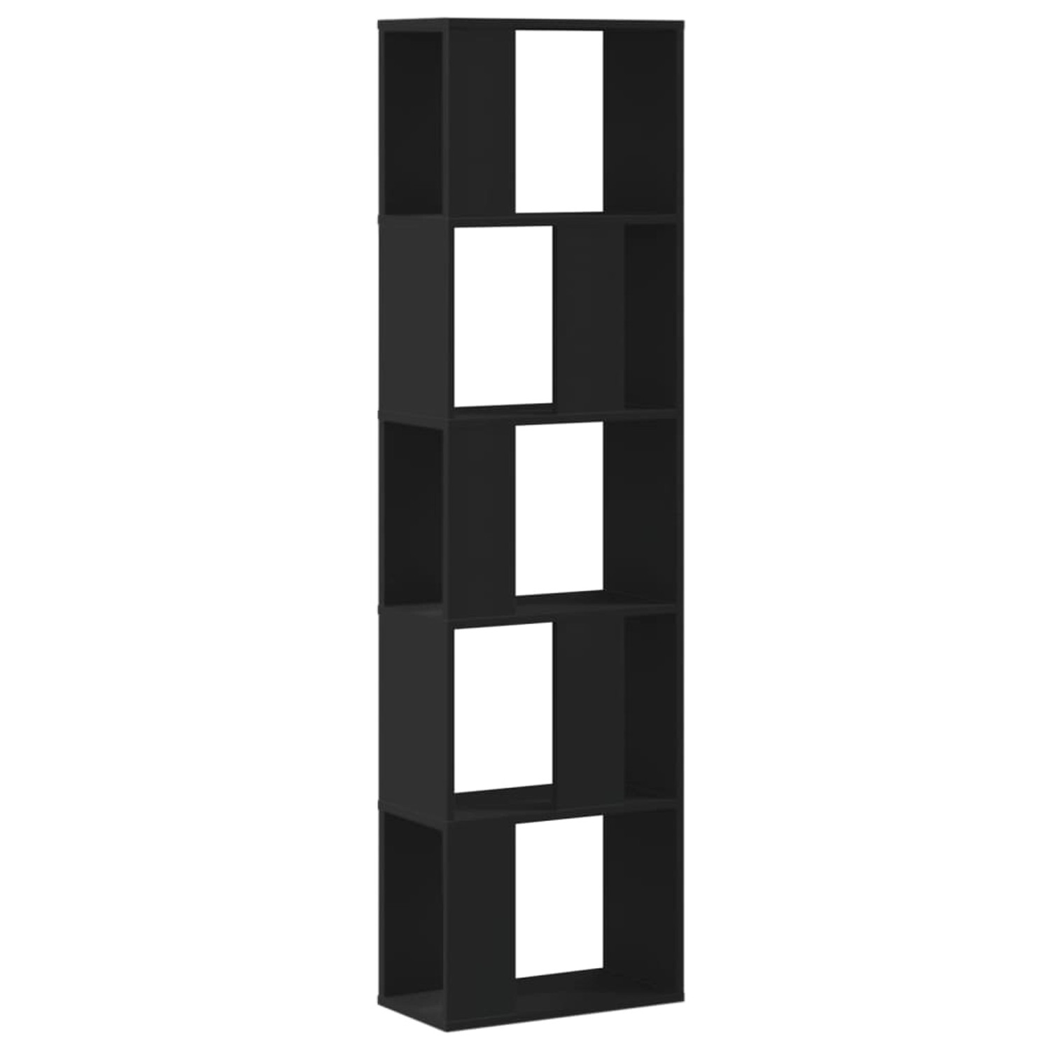 VidaXL Bücherregal 5 Böden Schwarz 45x23,5x162,5 cm Holzwerkstoff VidaXL Bücherregal 5 Böden Schwarz 45x23,5x162,5 cm Holzwerkstoff von VIDAXL