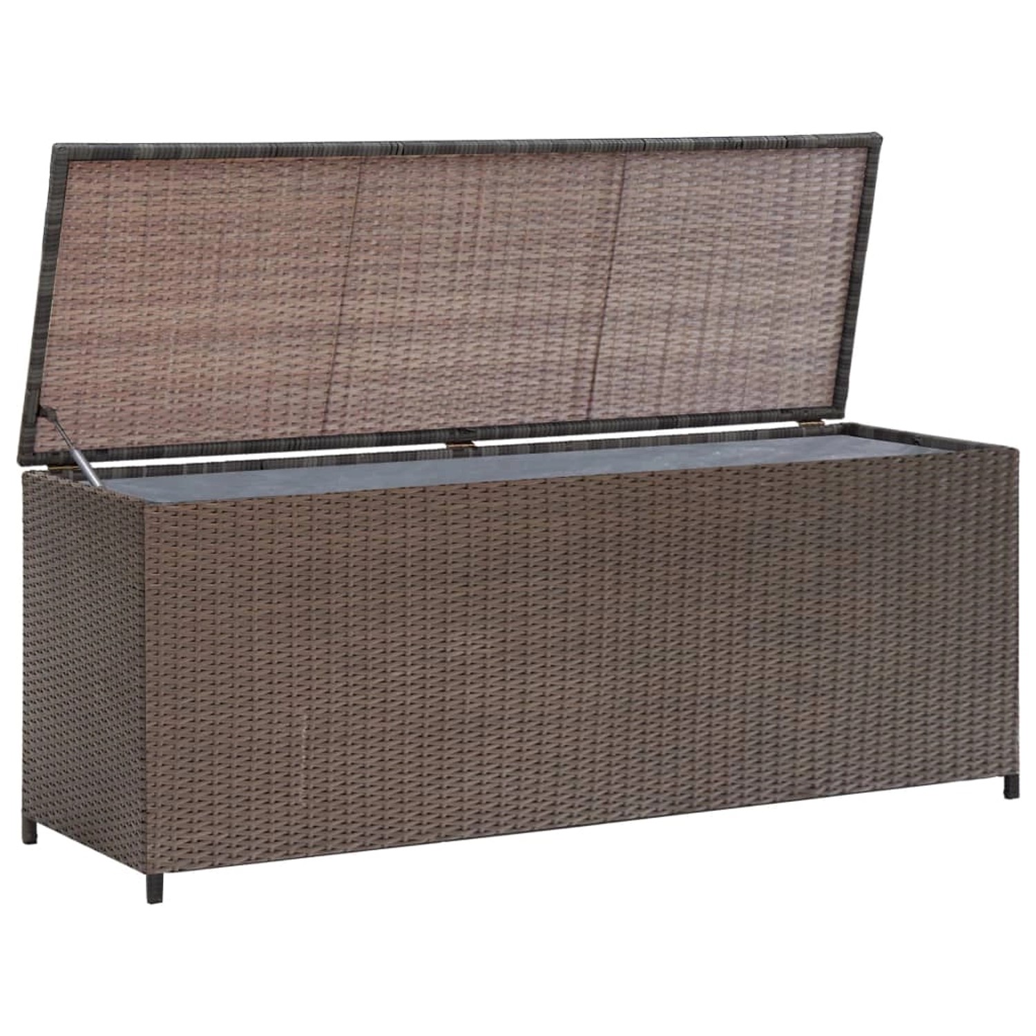 VidaXL Garten-Aufbewahrungsbox Braun 120x50x60 cm Poly Rattan VidaXL Garten-Aufbewahrungsbox Braun 120x50x60 cm Poly Rattan von VIDAXL