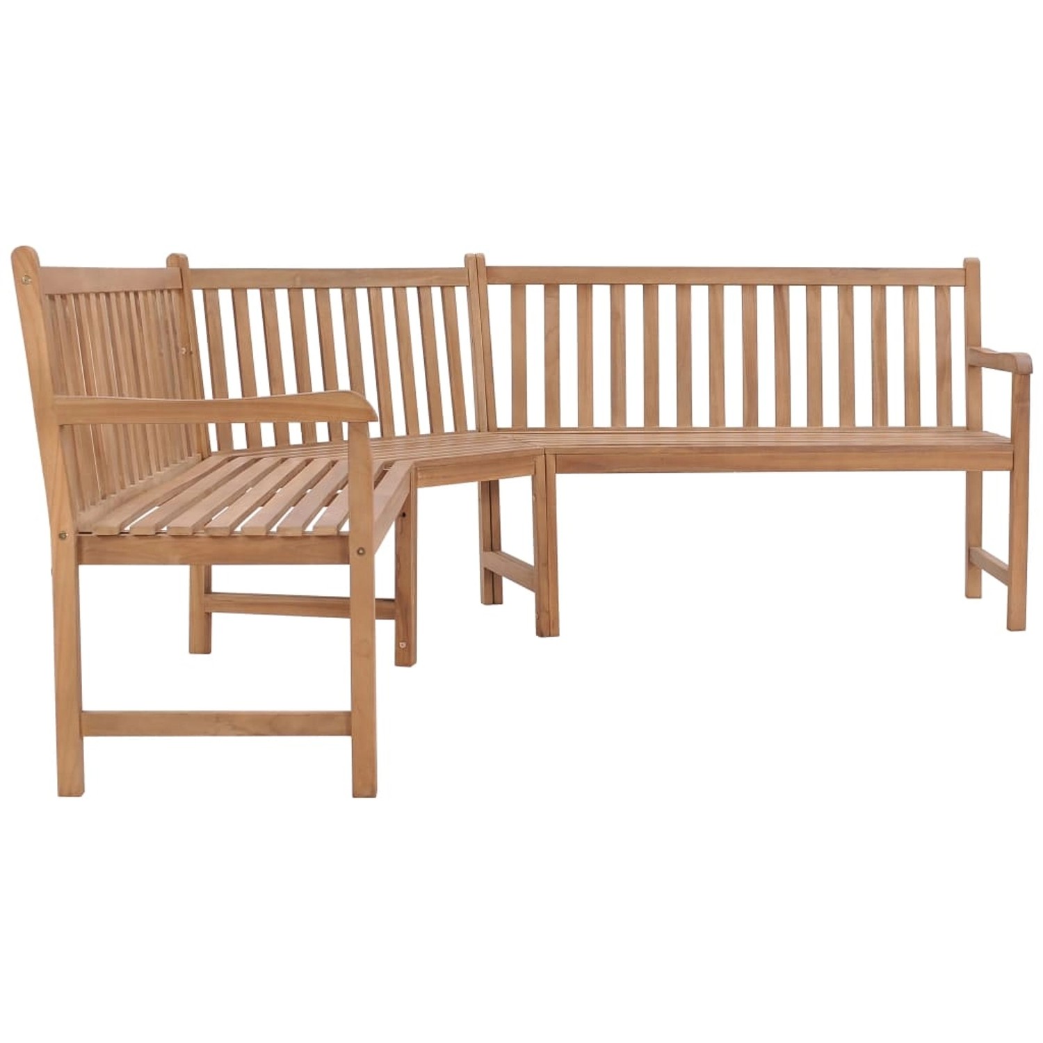 VidaXL Garten-Eckbank 185x185x90 cm Massivholz Teak VidaXL Garten-Eckbank 185x185x90 cm Massivholz Teak von VIDAXL