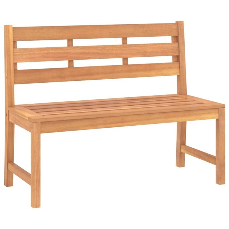 VidaXL Gartenbank 114 cm Massivholz Teak von VIDAXL