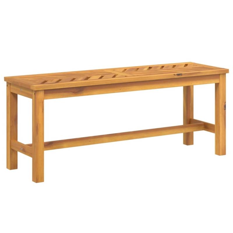 VidaXL Gartenbank Akazie 110 cm Massivholz von VIDAXL