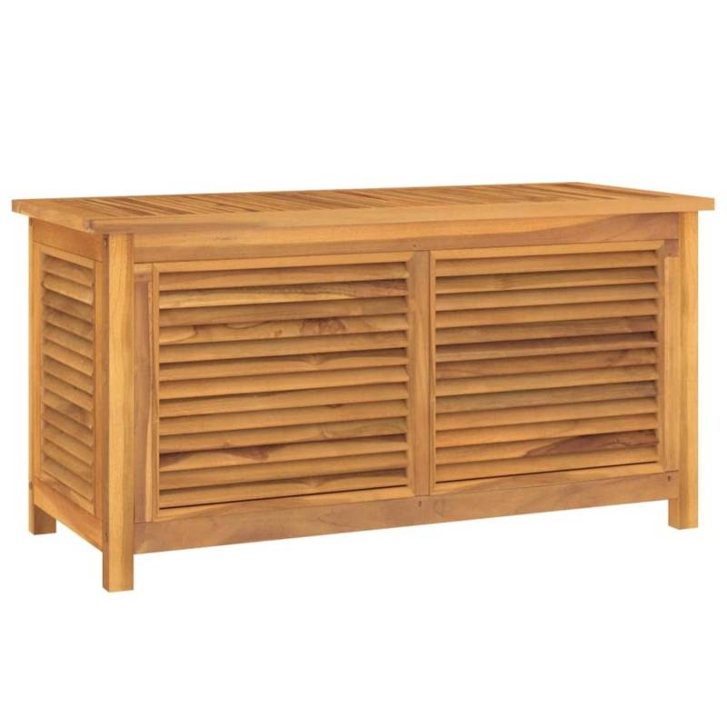 VidaXL Gartenbox mit Beutel 114x50x58 cm Massivholz Teak von VIDAXL