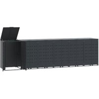 VidaXL Mülltonnenbox anthrazit von VIDAXL
