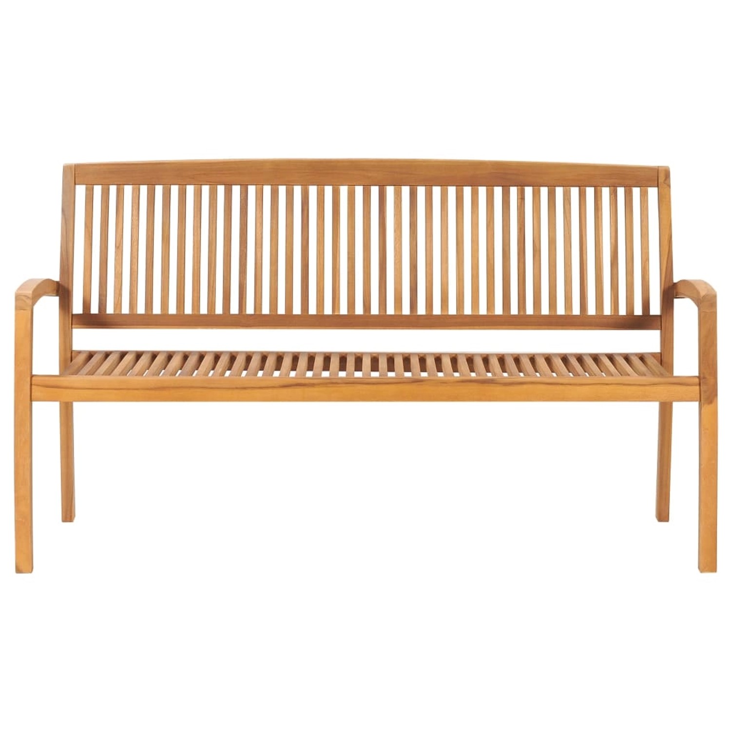 VidaXL Stapelbare 3-Sitzer Gartenbank 159 cm Massivholz Teak VidaXL Stapelbare 3-Sitzer Gartenbank 159 cm Massivholz Teak von VIDAXL