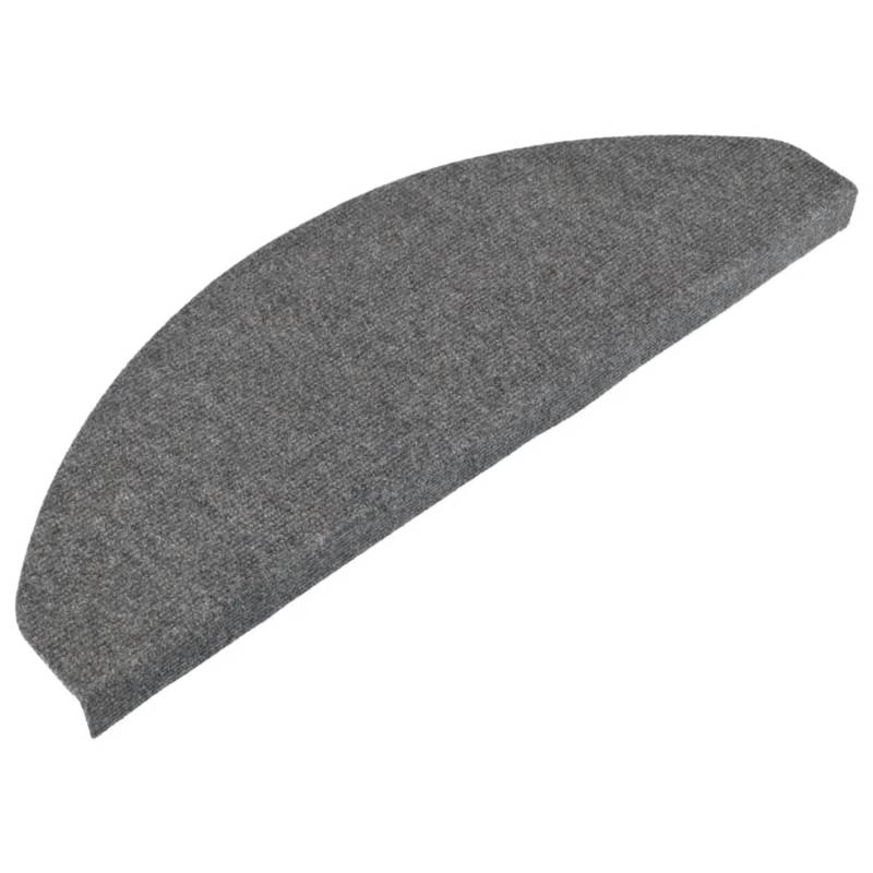 vidaXL Stufenmatten Selbstklebend 15 Stk. 65x22,5x3,5 cm Grau von VIDAXL
