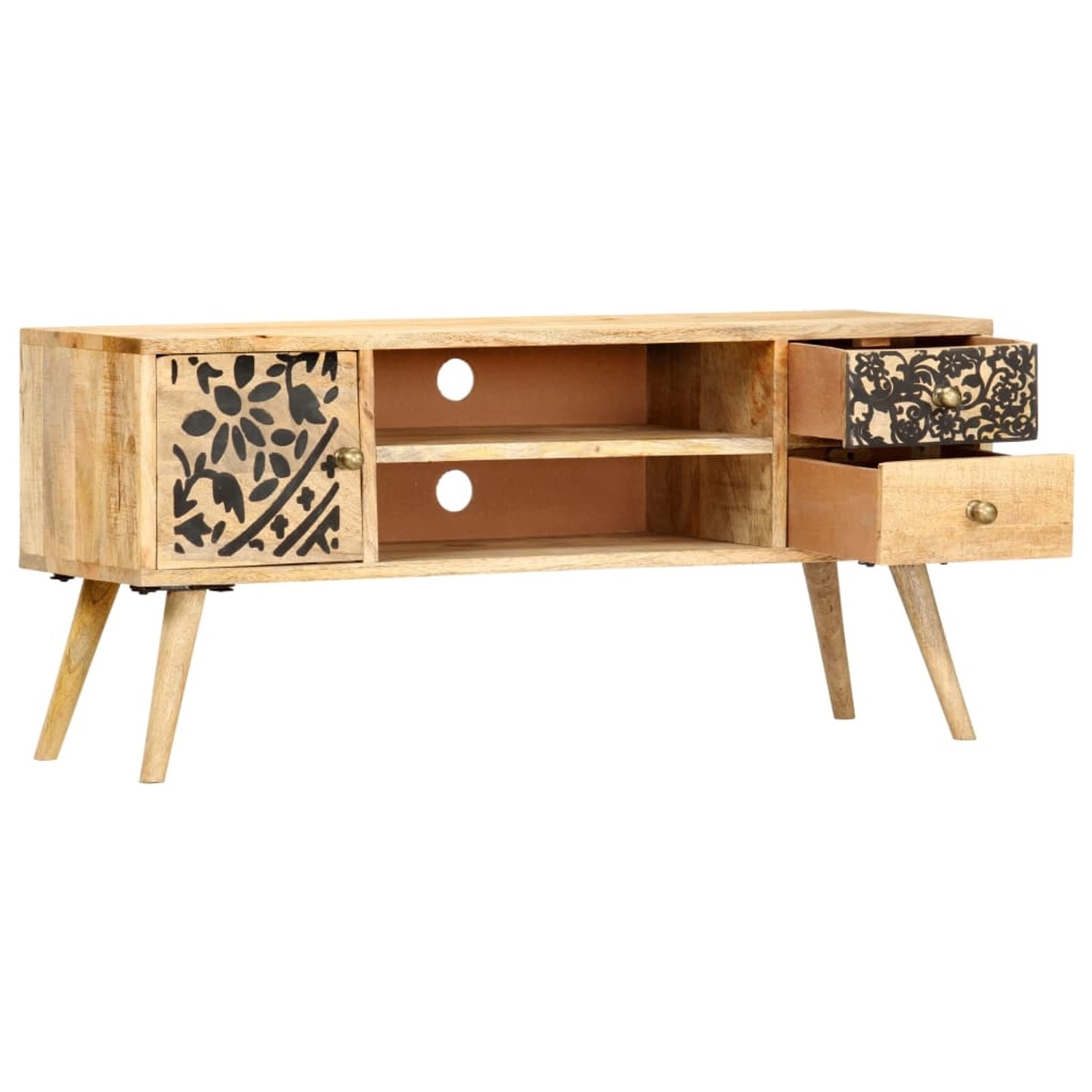 VidaXL TV-Schrank 100 x 30 x 45 cm Massivholz Mango VidaXL TV-Schrank 100 x 30 x 45 cm Massivholz Mango von VIDAXL