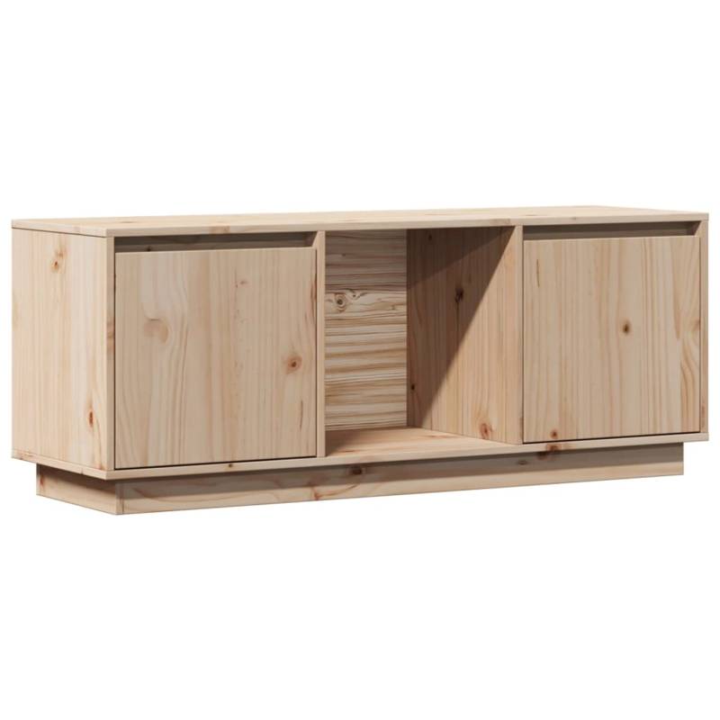 vidaXL TV-Schrank 110,5x35x44 cm Massivholz Kiefür von VIDAXL