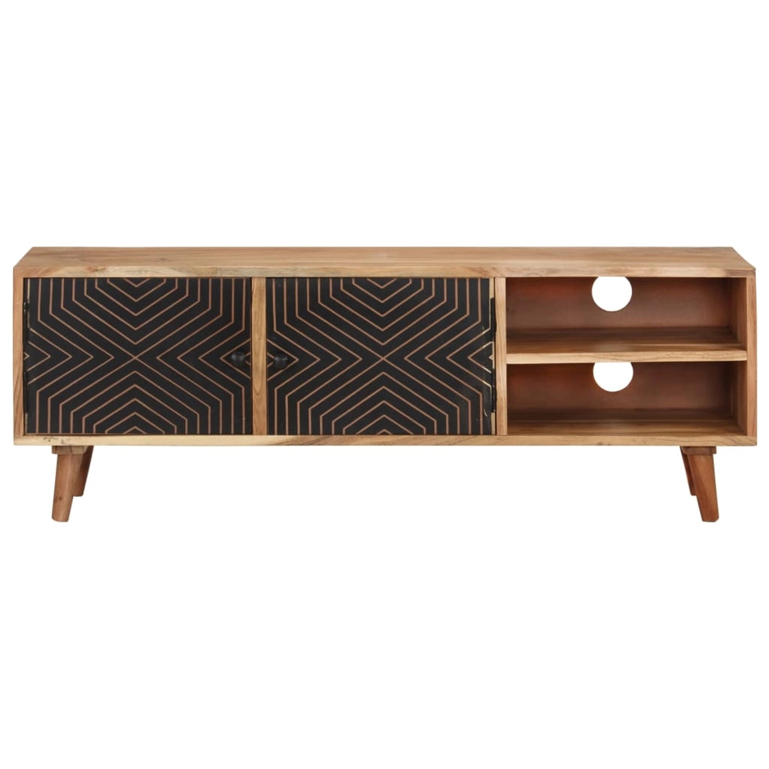 VidaXL TV-Schrank 115x30x39 cm Massivholz Akazie VidaXL TV-Schrank 115x30x39 cm Massivholz Akazie von VIDAXL