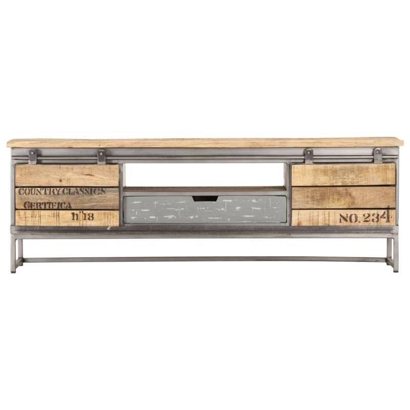VidaXL TV-Schrank 120 x 30 x 40 cm Massivholz Mango  Modell 5 von VIDAXL