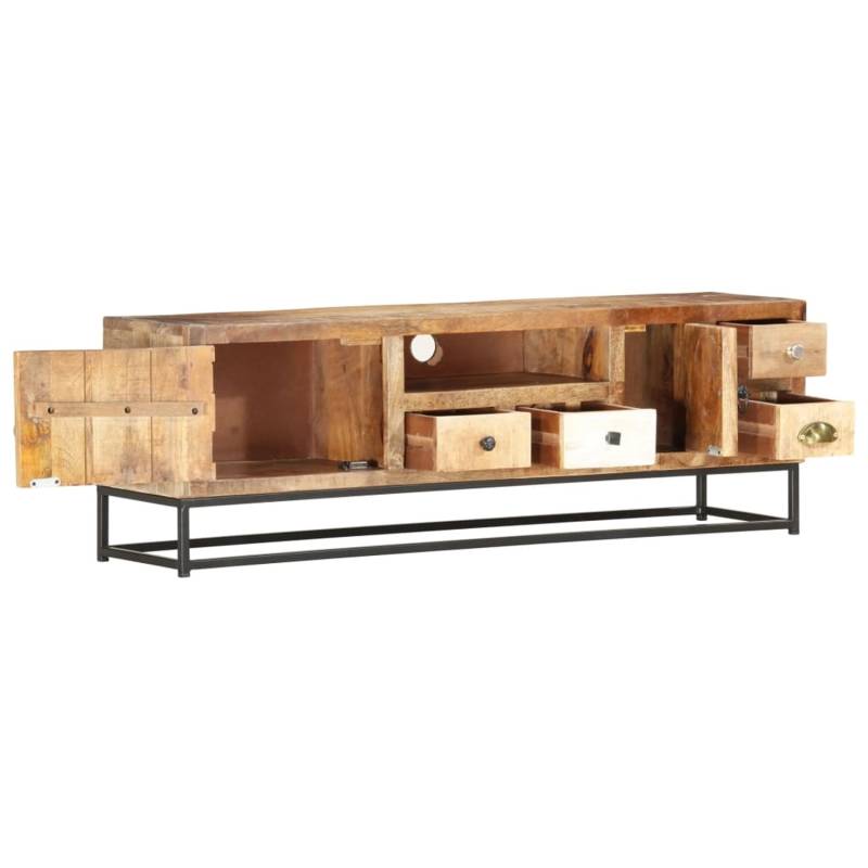vidaXL TV-Schrank 120x30x40 cm Altholz Massiv  Modell 9 von VIDAXL
