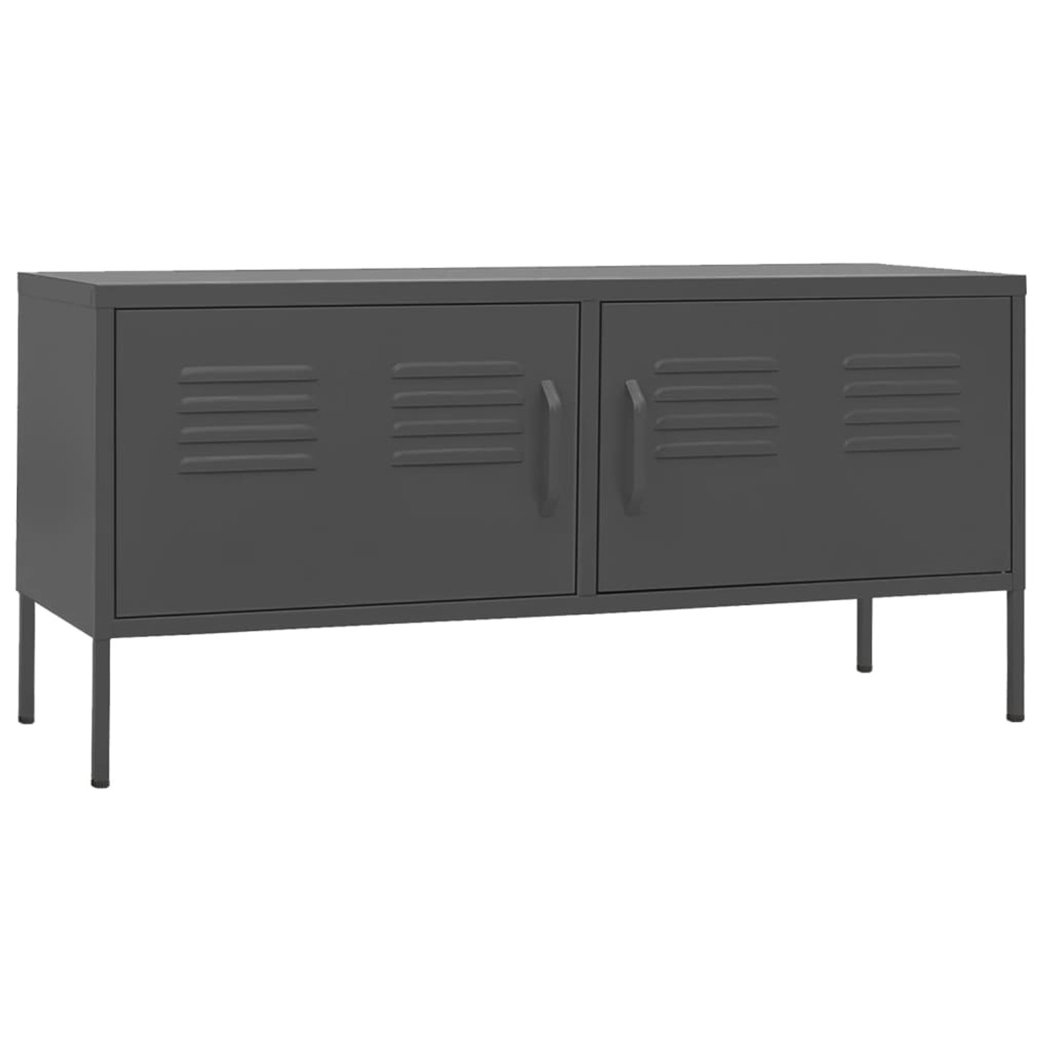 VidaXL TV-Schrank Anthrazit 105x35x50 cm Stahl Modell 1 VidaXL TV-Schrank Anthrazit 105x35x50 cm Stahl Modell 1 von VIDAXL