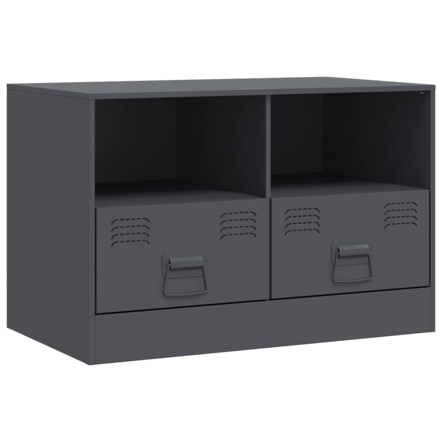 VidaXL TV-Schrank Anthrazit 67x39x44 cm Stahl Modell 1 VidaXL TV-Schrank Anthrazit 67x39x44 cm Stahl Modell 1 von VIDAXL