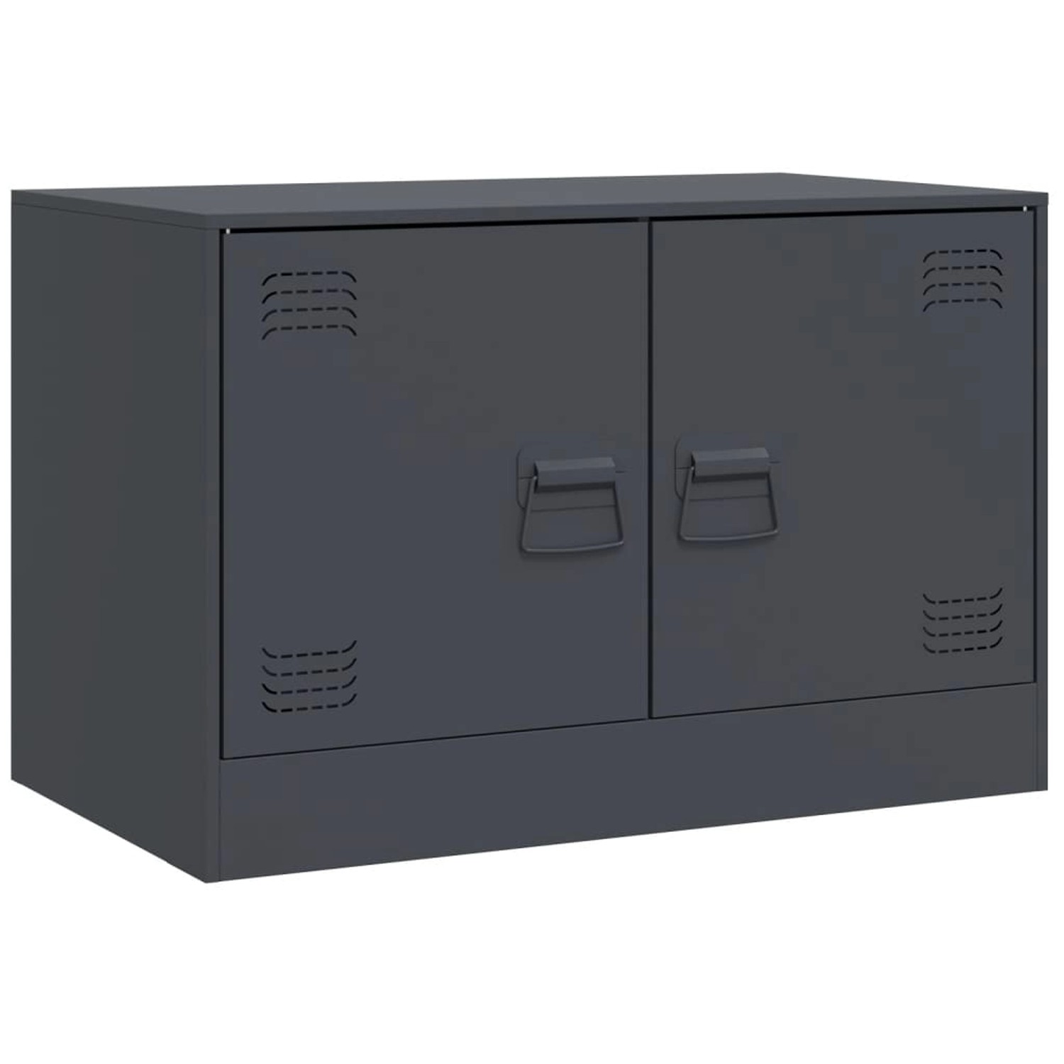 VidaXL TV-Schrank Anthrazit 67x39x44 cm Stahl Modell 3 VidaXL TV-Schrank Anthrazit 67x39x44 cm Stahl Modell 3 von VIDAXL