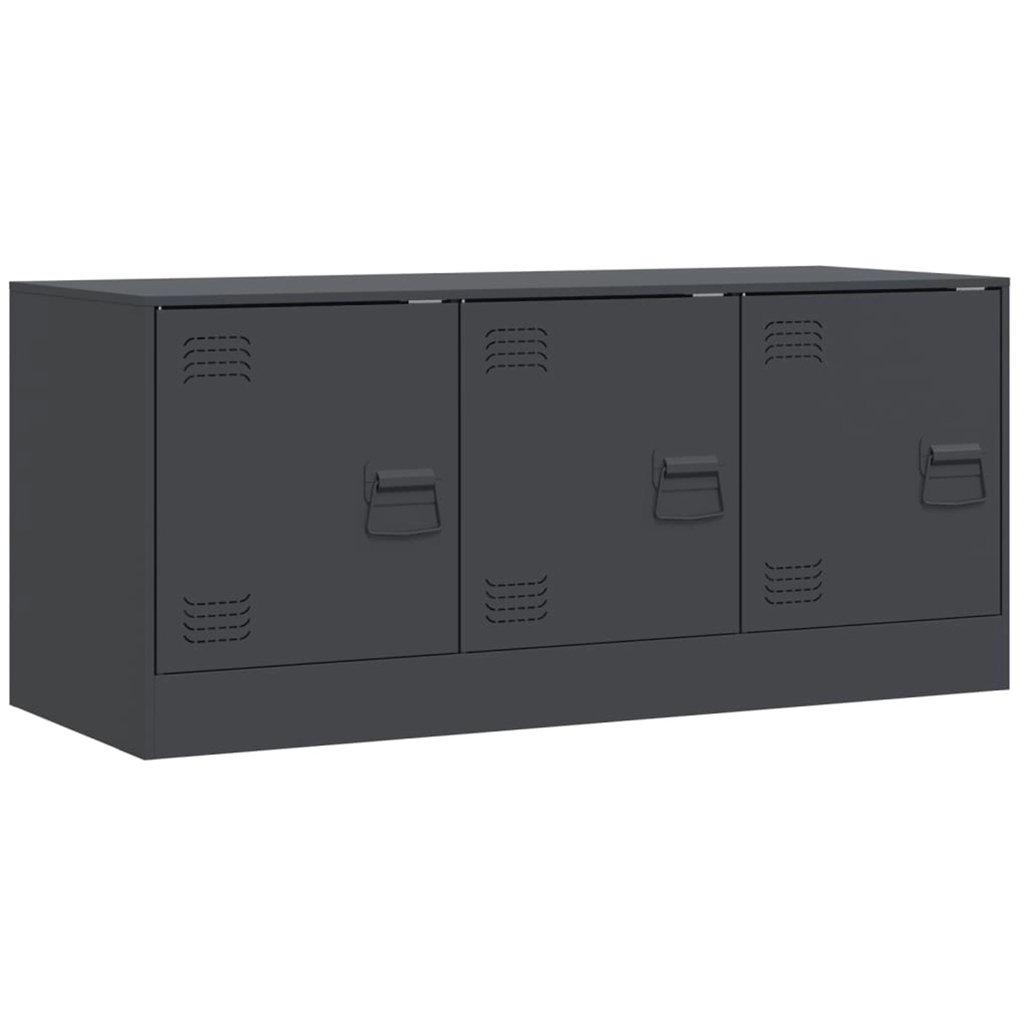 VidaXL TV-Schrank Anthrazit 99x39x44 cm Stahl Modell 1 VidaXL TV-Schrank Anthrazit 99x39x44 cm Stahl Modell 1 von VIDAXL